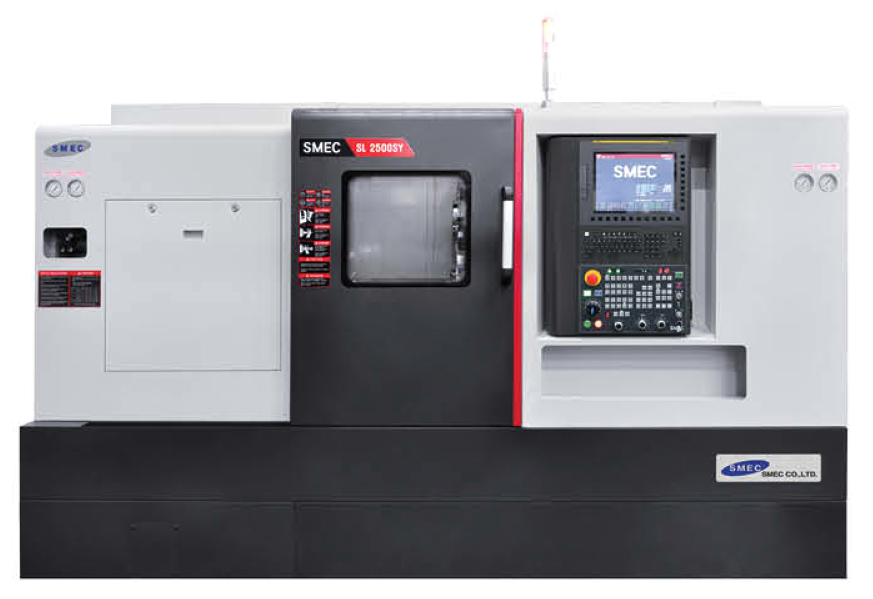 Centro de Torneamento Horizontal CNC SMEC SL2000Y/SY / SL2500Y/SY/LY/LSY
